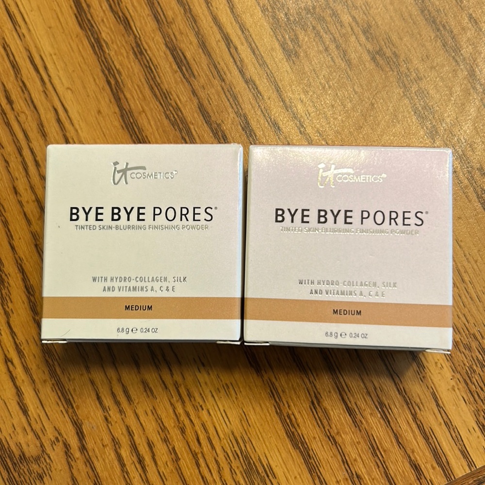 Bye Bye Pores Tinted Skin Blurring Finishing Powder set of (2) new boxes
